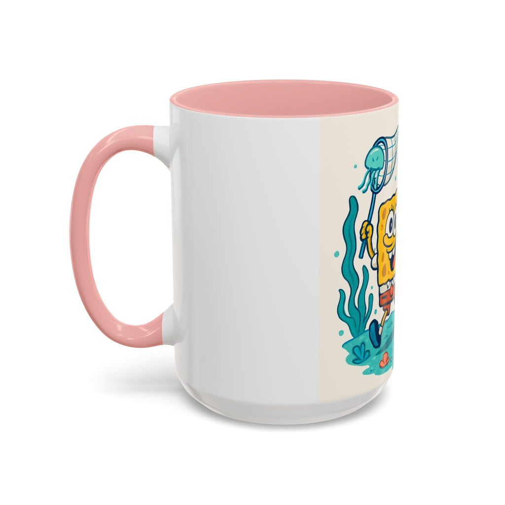 SpongeBob & Patrick Coffee Mug — Funny Cartoon Ocean Friends Accent Mug (11/15oz)