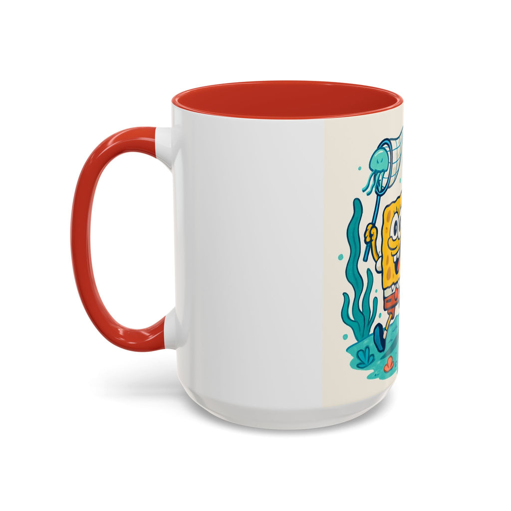 SpongeBob & Patrick Coffee Mug — Funny Cartoon Ocean Friends Accent Mug (11/15oz)