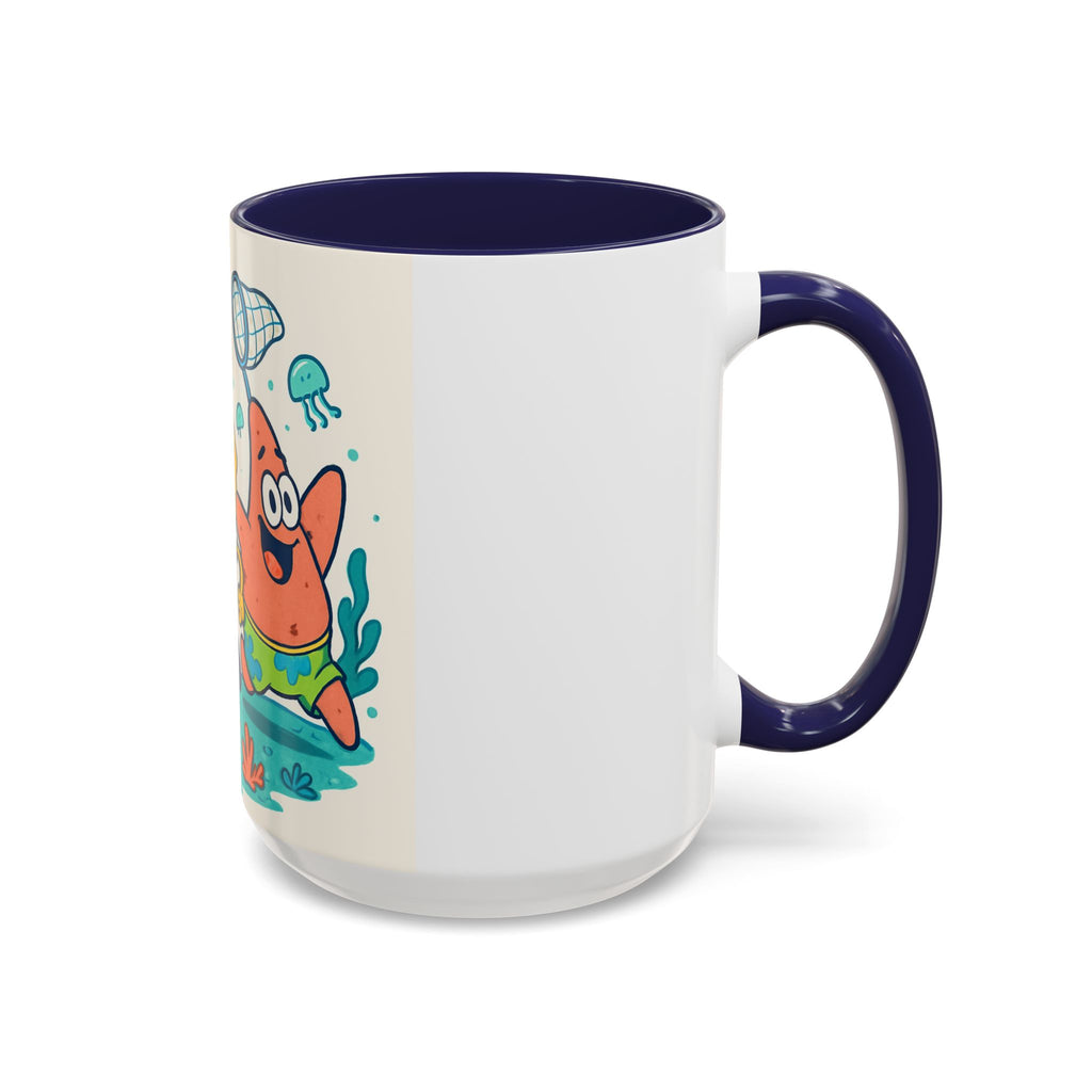 SpongeBob & Patrick Coffee Mug — Funny Cartoon Ocean Friends Accent Mug (11/15oz)