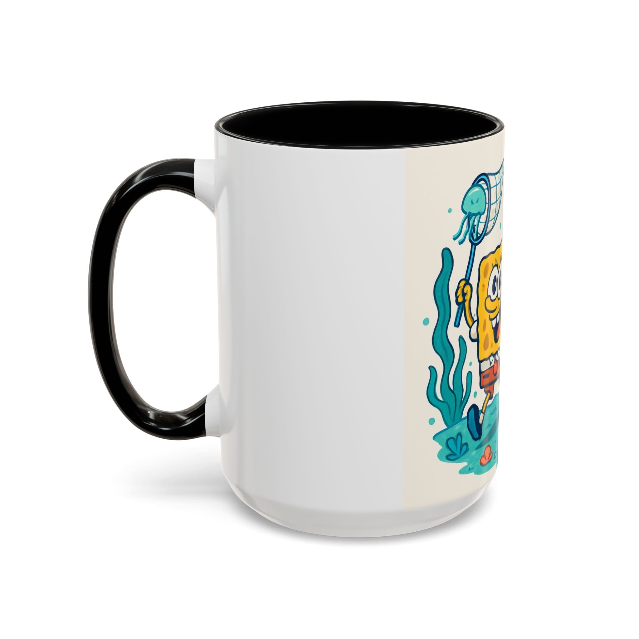 SpongeBob & Patrick Coffee Mug — Funny Cartoon Ocean Friends Accent Mug (11/15oz)
