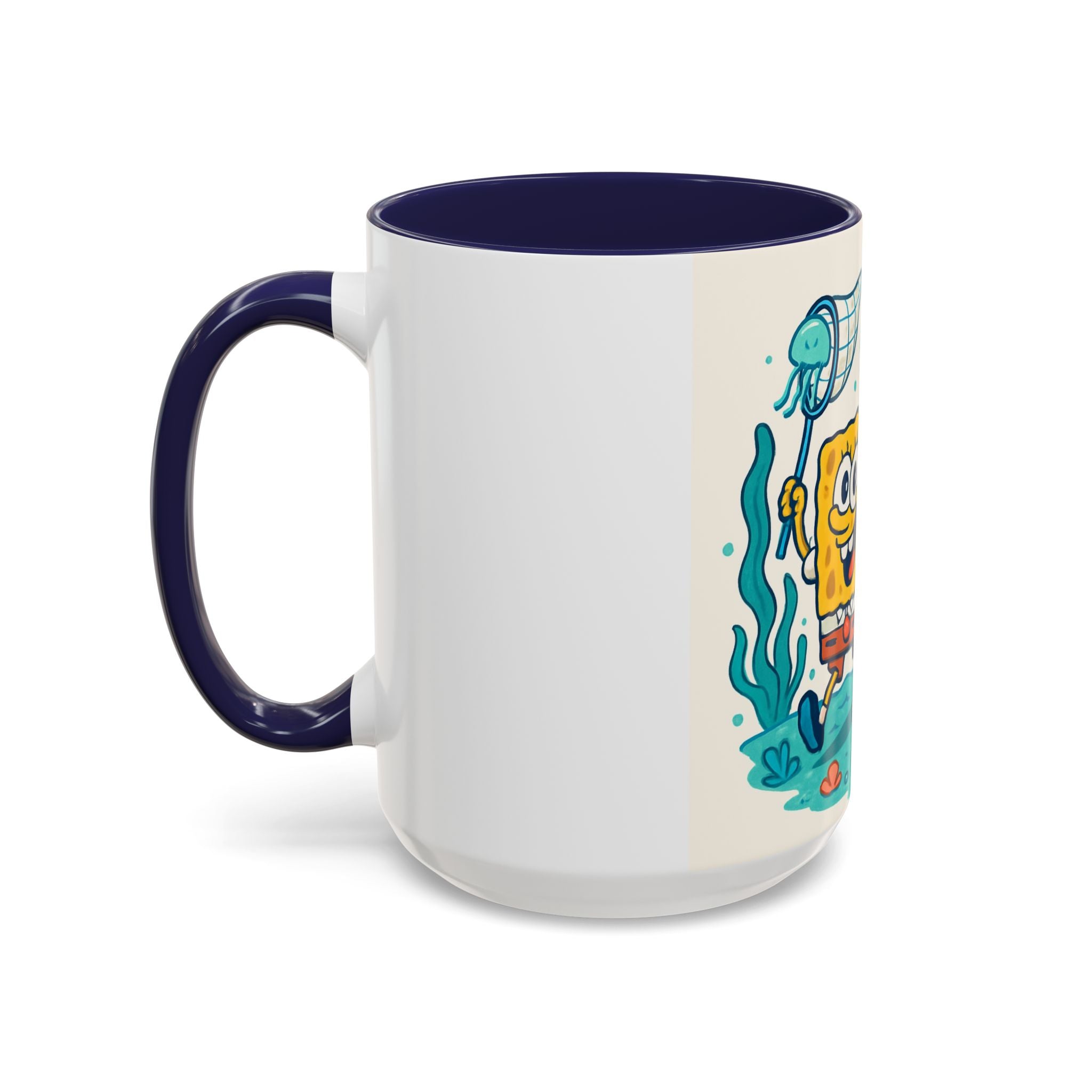 SpongeBob & Patrick Coffee Mug — Funny Cartoon Ocean Friends Accent Mug (11/15oz)