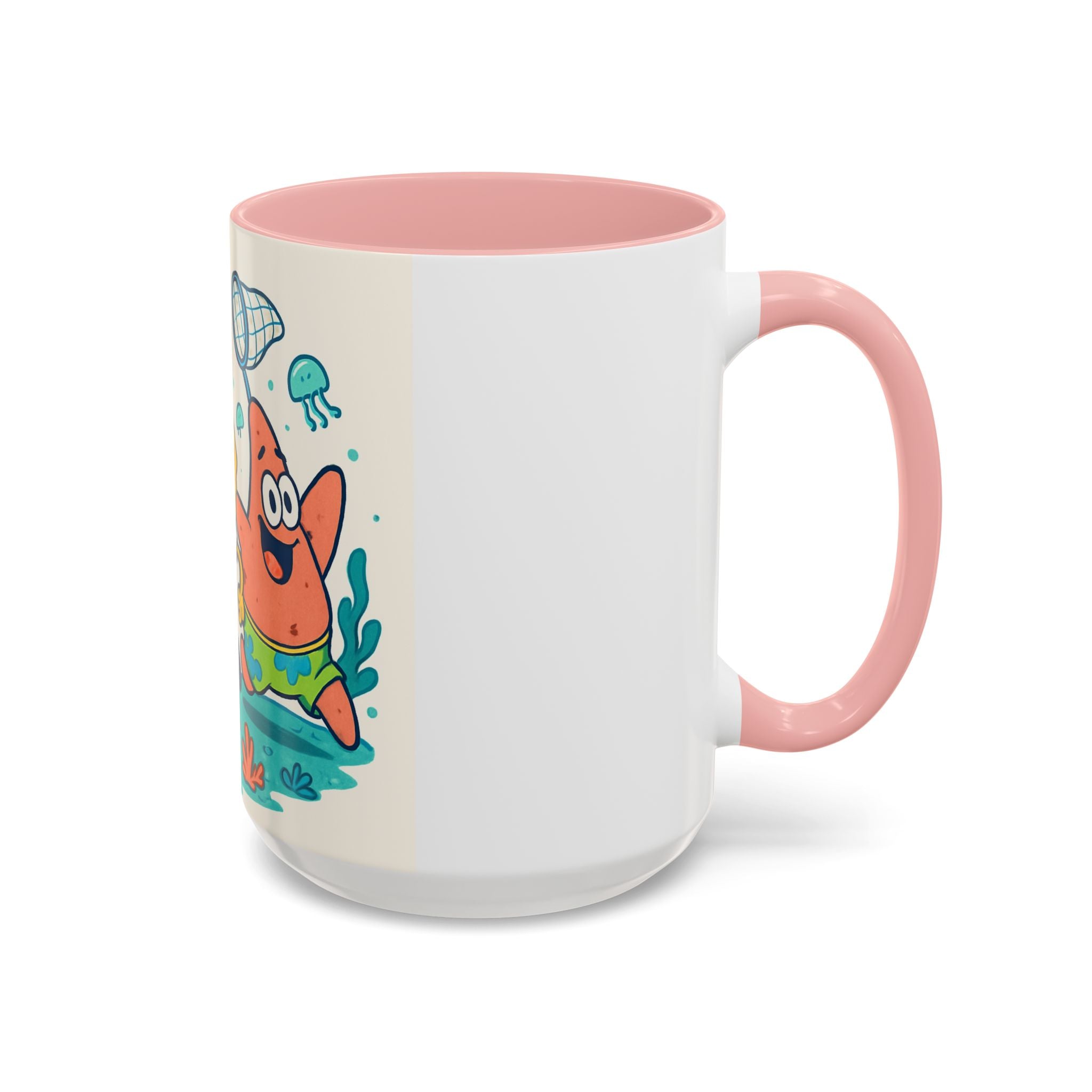 SpongeBob & Patrick Coffee Mug — Funny Cartoon Ocean Friends Accent Mug (11/15oz)