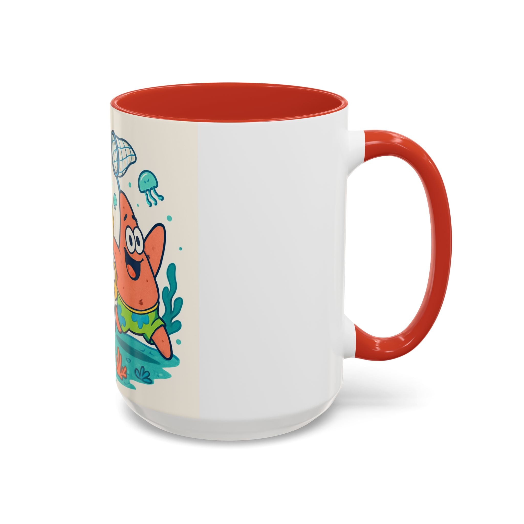 SpongeBob & Patrick Coffee Mug — Funny Cartoon Ocean Friends Accent Mug (11/15oz)
