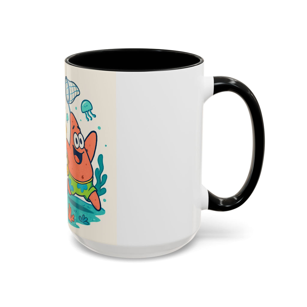 SpongeBob & Patrick Coffee Mug — Funny Cartoon Ocean Friends Accent Mug (11/15oz)