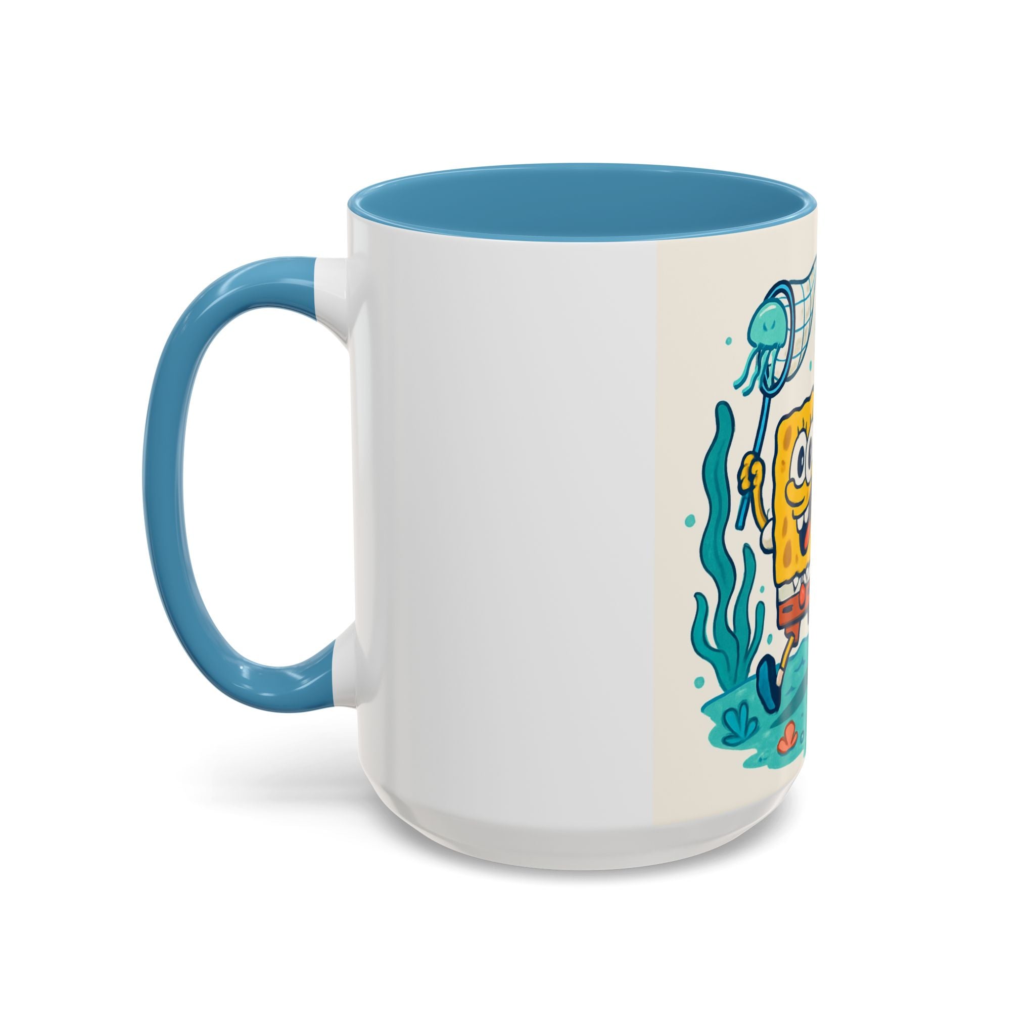 SpongeBob & Patrick Coffee Mug — Funny Cartoon Ocean Friends Accent Mug (11/15oz)